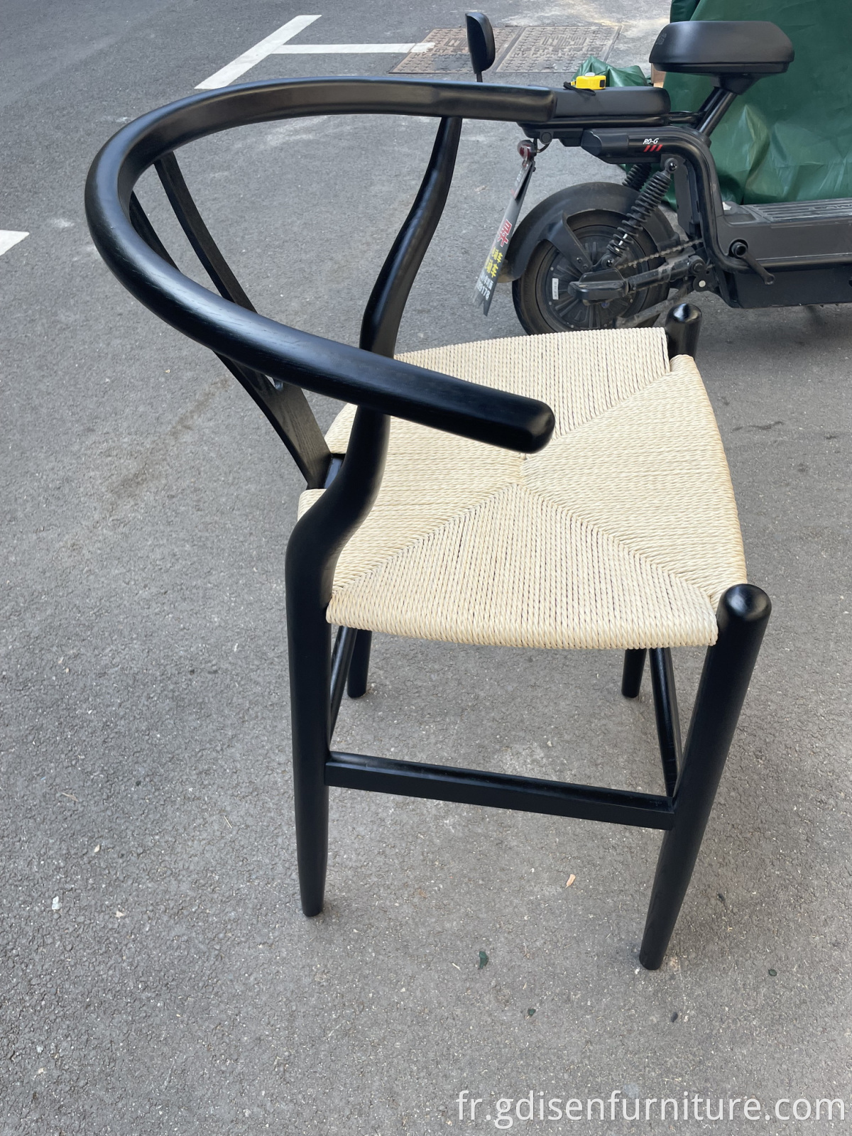 Meubles de barre de conception européens à chaud y chaise en bois tabouret haut en bois en bois massif